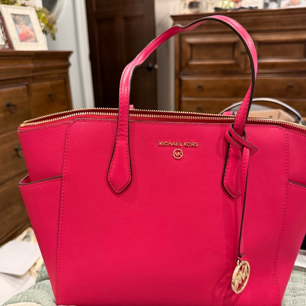 Michael Kors Fuchsia Tote Bag